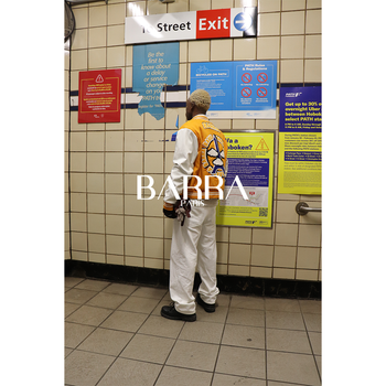BARRA ORANGE PARIS VARSITY JACKET